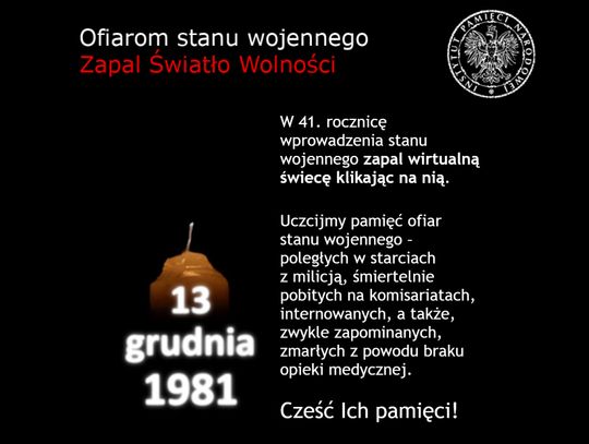 Komunikat Konsulatu Generalnego RP dot. akcji pt. „Zapal Światło Wolności”