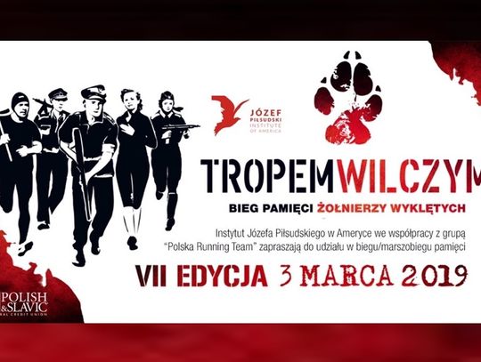 Szósta edycja biegu "Tropem Wilczym" w Nowym Jorku; uczestniczyło ok. 200 osób