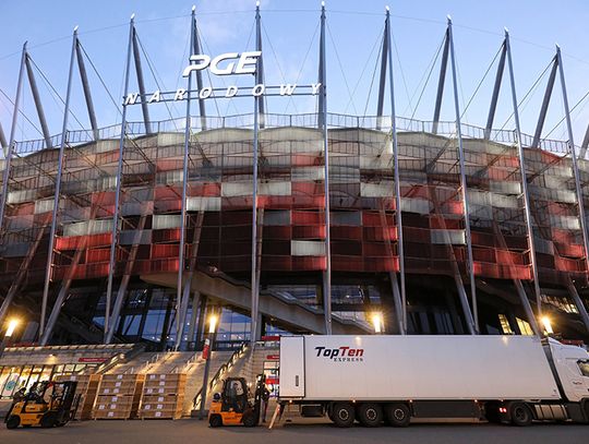 Szpital tymczasowy na Stadionie Narodowym będzie miał 500 łóżek, w tym 50 OIOM-owych (ZDJĘCIA)