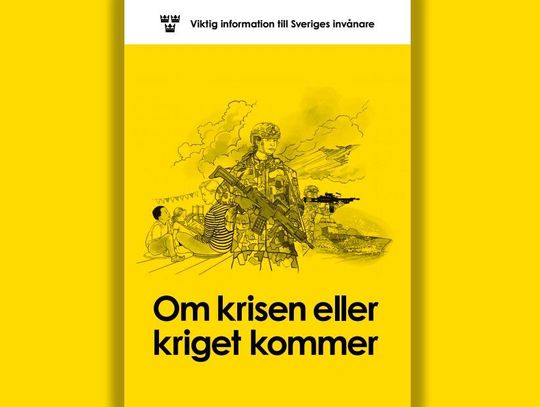 Szwecja. Do 5 mln gospodarstw domowych trafi poradnik, jak przygotować się na wojnę