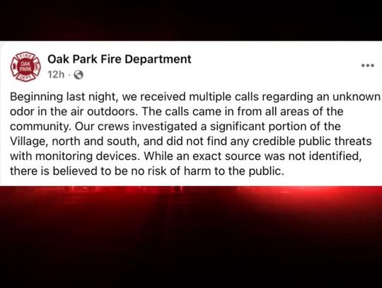 Tajemniczy odór w Oak Park i okolicach – straż pożarna uspokaja mieszkańców