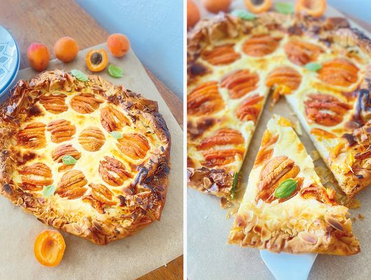 Tarta filo z morelami