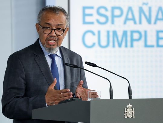 Tedros Adhanom Ghebreyesus, szef WHO: brak oznak fali zakażeń hantawirusem, ale kolejne przypadki możliwe Tedros Adhanom Ghebreyesus, szef WHO: brak oznak fali zakażeń hantawirusem, ale kolejne przypadki możliwe