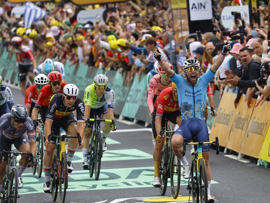 Tour de France - rekordowe zwycięstwo Cavendisha na 5. etapie