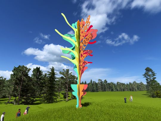Tree Dimensions – nowa plenerowa wystawa kolorowych drzew w Morton Arboretum (ZDJĘCIA)
