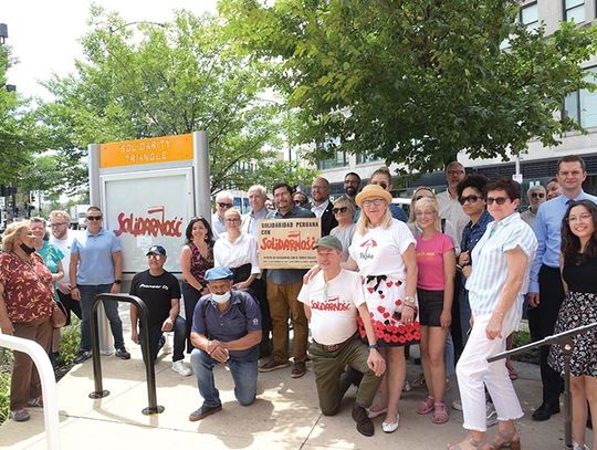 Trójkąt Solidarności w chicagowskiej dzielnicy Avondale