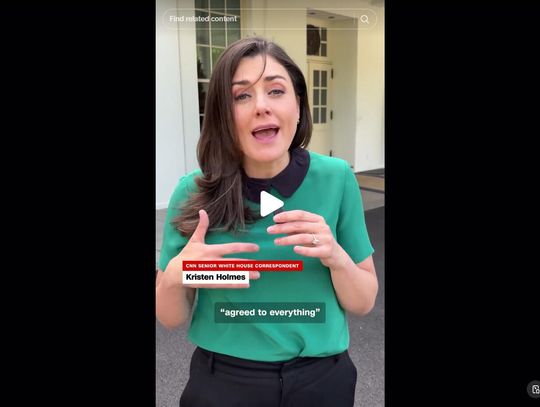 Trump do dziennikarki CNN: cicho bądź!