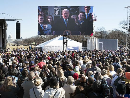 Trump do Marszu dla Życia: Amerykanie są coraz bardziej pro life (ZDJĘCIA)