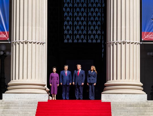 Trump i Xi zwiedzili Archiwa Narodowe na zakończenie wizyty przewodniczącego ChRL