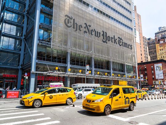 Trump: „New York Times” stanowi zagrożenie dla bezpieczeństwa narodowego naszego kraju