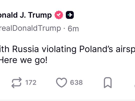 Trump: o co chodzi z naruszaniem przez Rosję przestrzeni powietrznej Polski? Zaczyna się!
