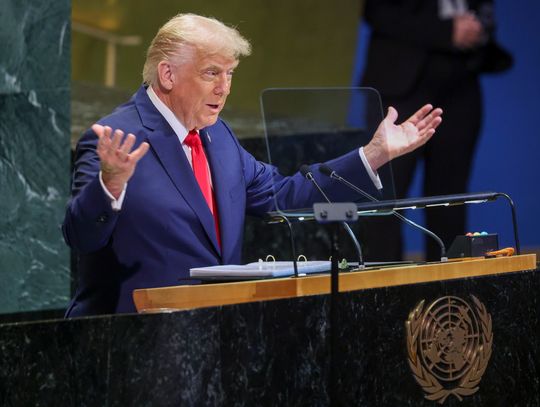 Trump skrytykował ONZ, migrację i „szwindel” ze zmianą klimatu; ponowił apel o pokój w Ukrainie