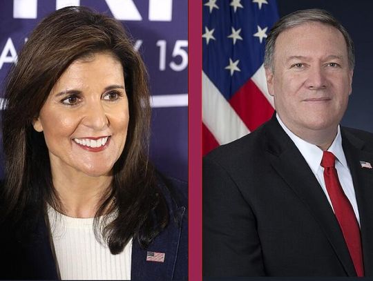 Nikky Haley, Mike Pompeo