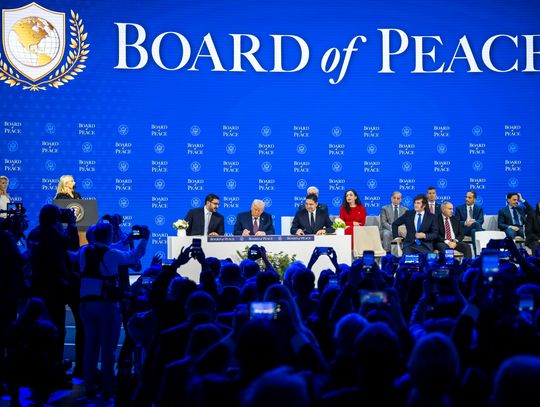 Trump zainaugurował Radę Pokoju