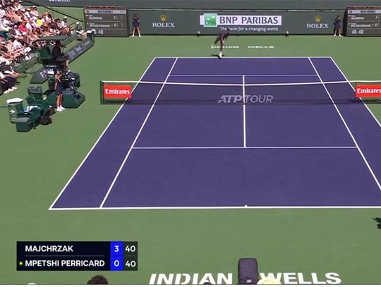 Turniej ATP w Indian Wells - Majchrzak awansował do drugiej rundy i zagra z Djokovicem