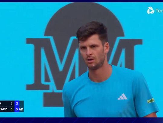 Turniej ATP w Madrycie - Hurkacz awansował do drugiej rundy