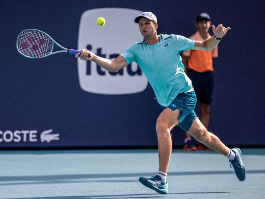 Turniej ATP w Miami - Hurkacz awansował do 1/8 finału