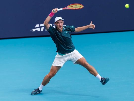 Turniej ATP w Miami - porażka Majchrzaka w trzeciej rundzie