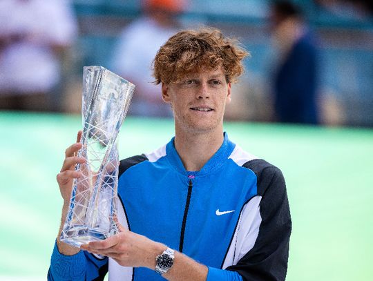 Turniej ATP w Miami - triumf Włocha Sinnera. Dimitrow rozgromiony