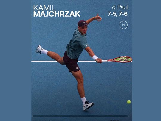 Turniej ATP w Waszyngtonie - awans Majchrzaka do drugiej rundy