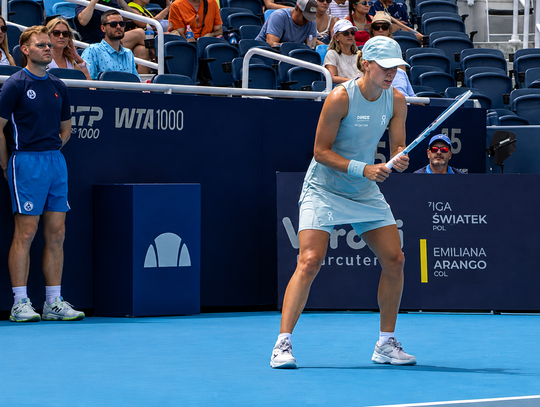 Turniej WTA w Cincinnati - Świątek: musiałam przyzwyczaić się do kortu (WIDEO)