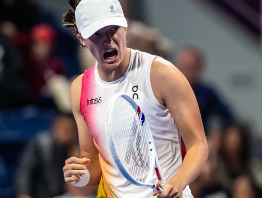 Turniej WTA w Dausze - awans Świątek do półfinału