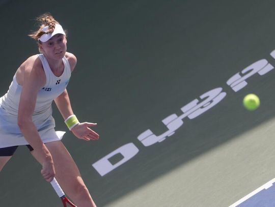Turniej WTA w Dubaju - krecz Rybakiny, Świątek utrzyma drugie miejsce w rankingu