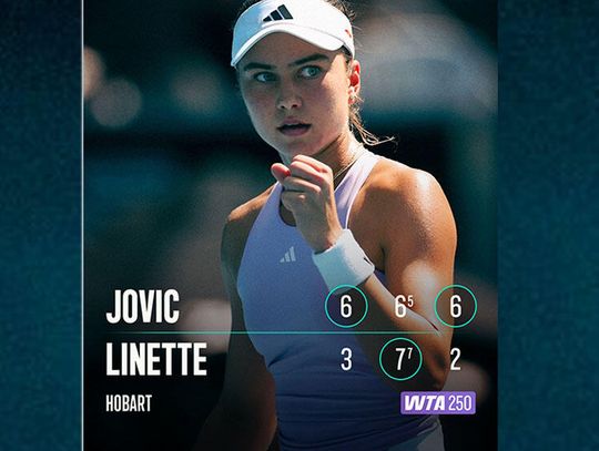 Turniej WTA w Hobart - Linette przegrała w ćwierćfinale