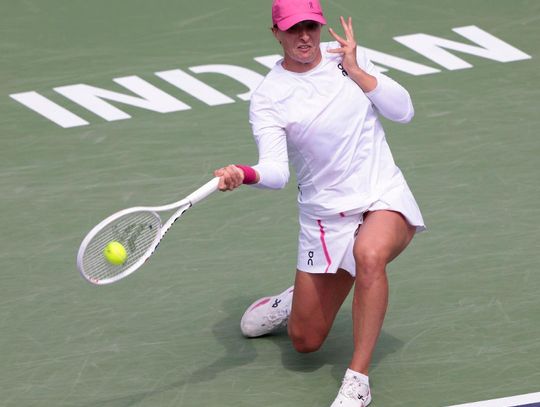 Turniej WTA w Indian Wells - Świątek awansowała do półfinału po kreczu Wozniacki