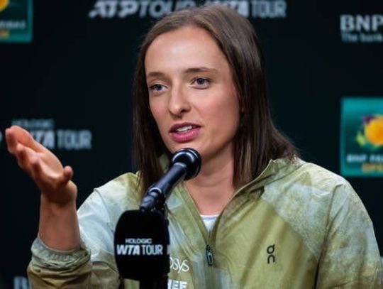 Turniej WTA w Indian Wells - Świątek gra dalej i odkrywa nowe hobby