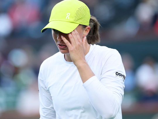 Turniej WTA w Indian Wells - Świątek: zabrakło odwagi w decydujących momentach