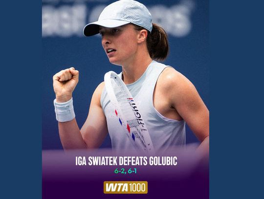 Turniej WTA w Toronto - awans Świątek do 1/8 finału