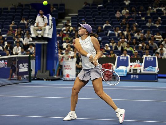 Turniej WTA w Wuhan - awans Świątek do 1/8 finału