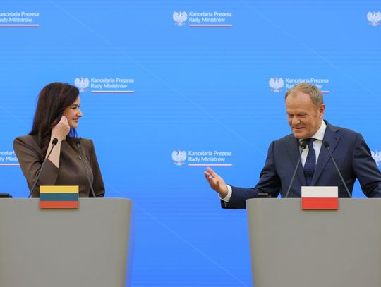 Tusk: koordynacja z Litwą, jeśli chodzi o prowokacje Rosji - absolutnie konieczna