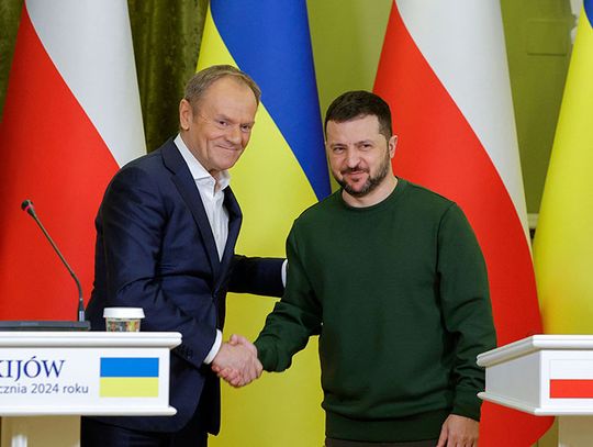 Tusk w Kijowie: Jeśli komuś zależy na wolności, musi dzisiaj wspierać Ukrainę (WIDEO)