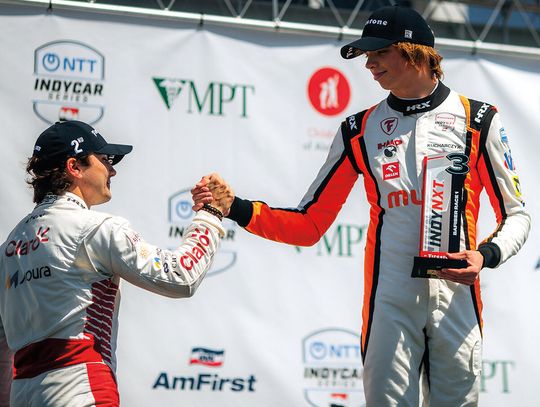 Tymek Kucharczyk po raz trzeci na podium Indy NXT