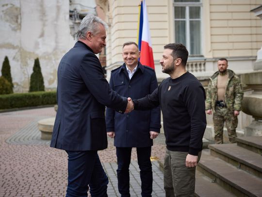 Ukraina. Prezydent Zełenski: ważne decyzje i owocne rozmowy na konferencji Trójkąta Lubelskiego