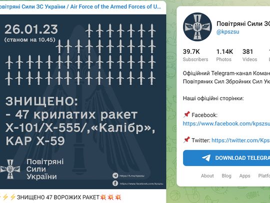 Ukraina. Siły powietrzne: w nocy zestrzeliliśmy wszystkie 24 drony, jakich użyła w tym ataku Rosja