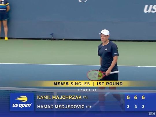 US Open - awans Majchrzaka do drugiej rundy