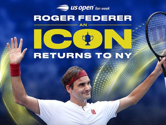 US Open - Federer meczem pokazowym pożegna się z fanami