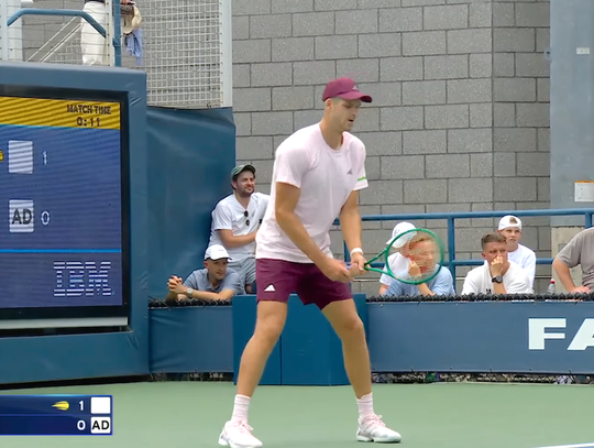 US Open - Hurkacz awansował do 2. rundy