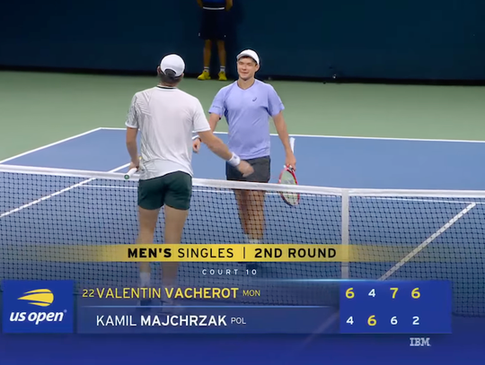 US Open - porażka Majchrzaka w drugiej rundzie