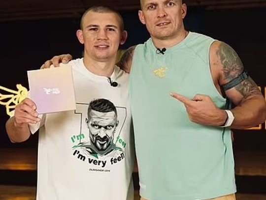 Usyk przekazał 100 tys. dolarów rodakowi, który zdobył złoto w Paryżu