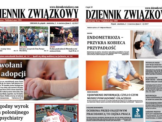 Weekendowy „Dziennik Związkowy” już w polonijnych sklepach!