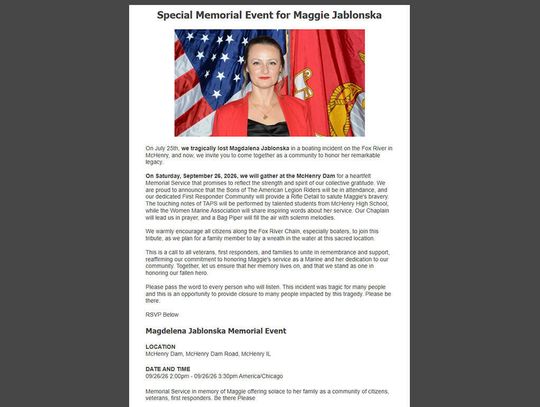 Weterani zapraszają na uroczystość upamiętniającą Magdalenę Jablonską