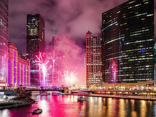 Wielkie powitanie Nowego Roku w Chicago