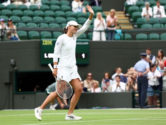 Wimbledon - Iga Świątek awansowała do drugiej rundy