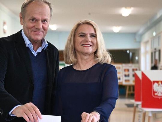 Wybory prezydenckie. Premier Tusk z żoną zagłosował w Sopocie