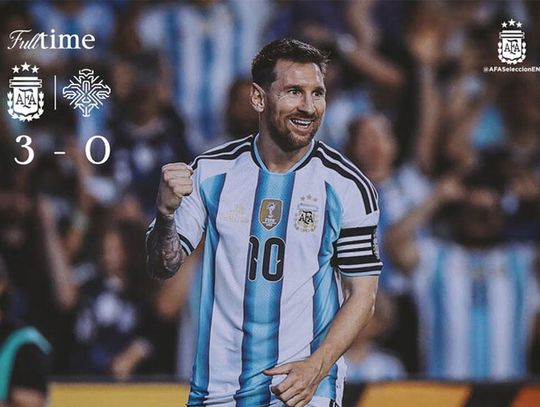Wygrana Argentyny w ostatnim sprawdzianie przed mundialem, powrót i gol Messiego