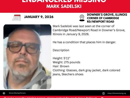 Zaginął Mark Sadelski z Downers Grove